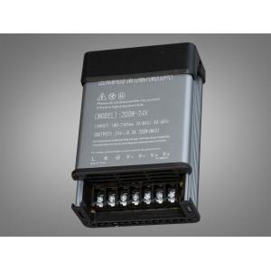 Блок живлення 24В, із захистом від дощу, 200Вт, 8.33А Diasha NPA-24v-200w-IP44