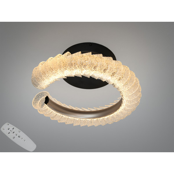 Стельова люстра LED Diasha шампань 38W пульт Diasha 2509/400CG