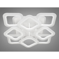 Светодиодная люстра с пультом 90W Diasha AS8060/4+4WHLED3colordimmer