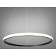 Люстра светодиодная декоративная кольца  Diasha MD9079-400ABK dimmer