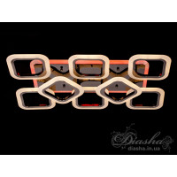 Люстры светодиодные Diasha AS8060/6+2BHR LED 3color dimmer 