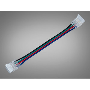 Конектор для RGB стрічки  Diasha PCON4pin/4pin-10mm-clear