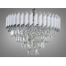 Підвісна люстра кришталь білий хром 7xE14 Diasha N9001-550WH+CH