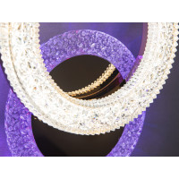 Світлодіодний світильник з кольоровою підсвіткою, 22W, хром Diasha 2203/1G