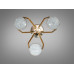 Стельова LED люстра золото 32W пульт димер Diasha 9358/3GD
