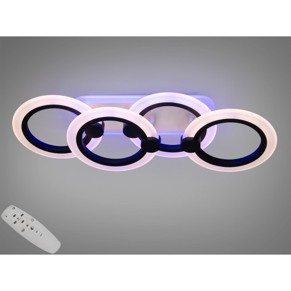 Лед люстра 85W Diasha HA8022/2+2BKLED3colordimmer