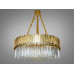Вражаюча, багата кришталева люстра на 15 ламп, золото Diasha 901-1000G