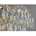 Перлина колекції, пишна кришталева люстра підвіс, 14 ламп, хром Diasha 310-600GD Перлина колекції, пишна кришталева люстра підвіс, 14 ламп, хром Diasha 310-600GD