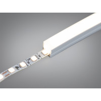 Гнучкий профіль для LED стрічки, накладний Diasha PLS-0808
