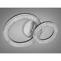 Стельовий світлодіодний смарт світильник з пультом, димером, 42W Diasha 2203/2BKLED3colordimmer