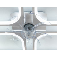 Люстра-вентилятор Серія 8060 білий 90W LED з пультом Diasha 8060/4WHFS