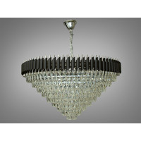 Люстры хрустальные для зала Diasha 201202/1000BK+HR