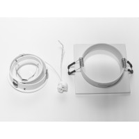 Мультифункціональний, стильний поворотний точковий світильник серія "Аluminium", білий Diasha QXL-1758-S-WH